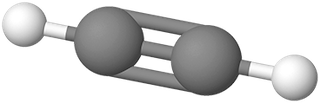 PNG Ethin Molekülmodell